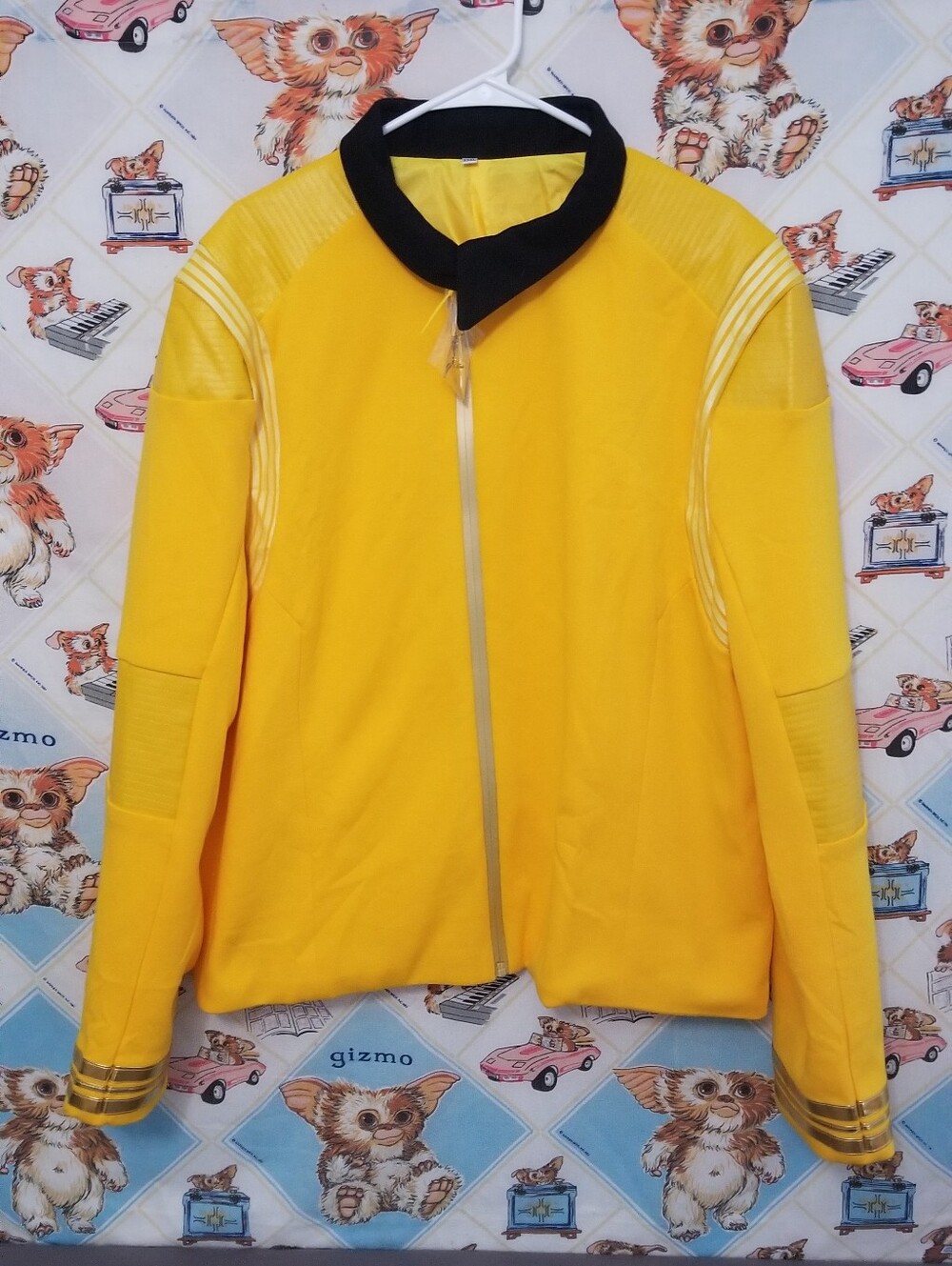 Star Trek Discovery Yellow Cosplay Jacket Captain Christopher Pike Badge XXXL